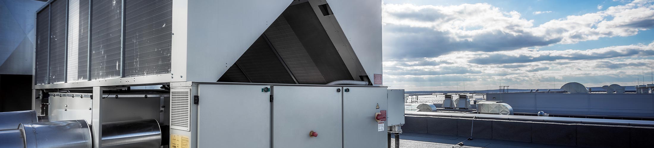 image of commercial air conditioning unit on top of a building